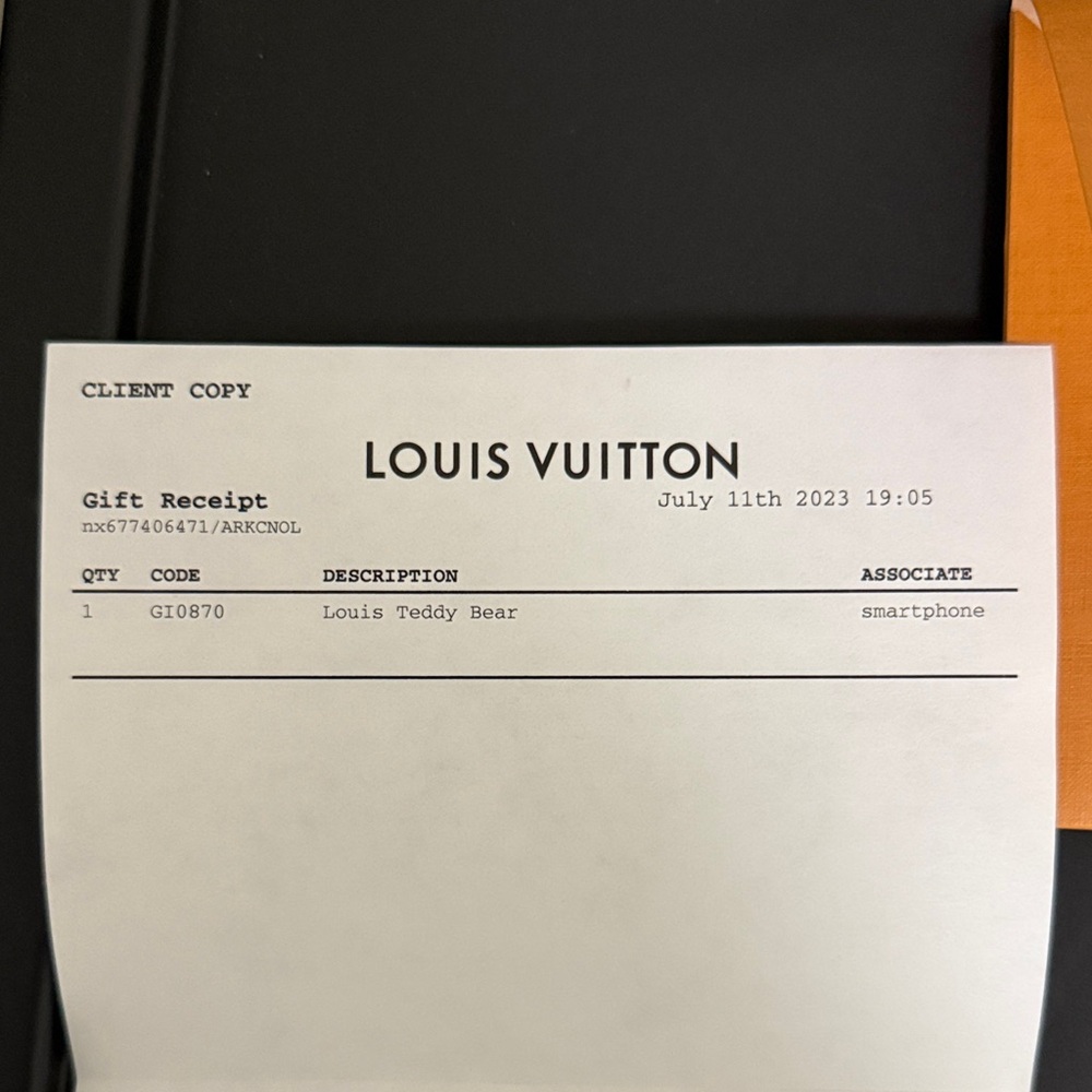 Louis Vuitton Louis Teddy Bear - Picture 9 of 10